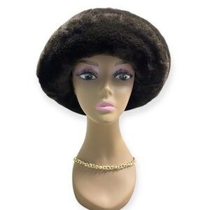 Vintage Elegant Brown Women's Hat